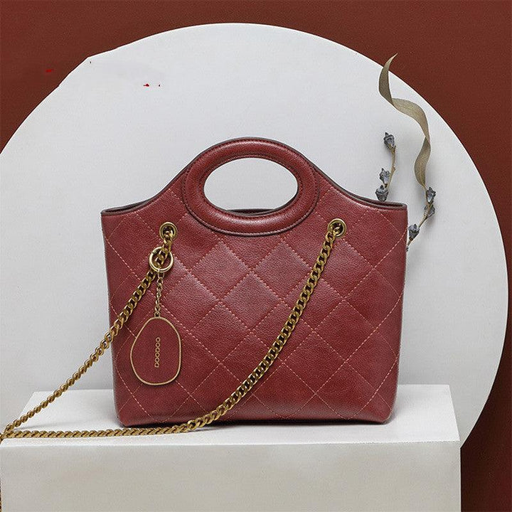 Bag Women 2021 New Fashion Ins Lingge Chain Bag Simple - MRSLM