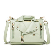 women's PU rivet messenger bag, view 15 - MRSLM