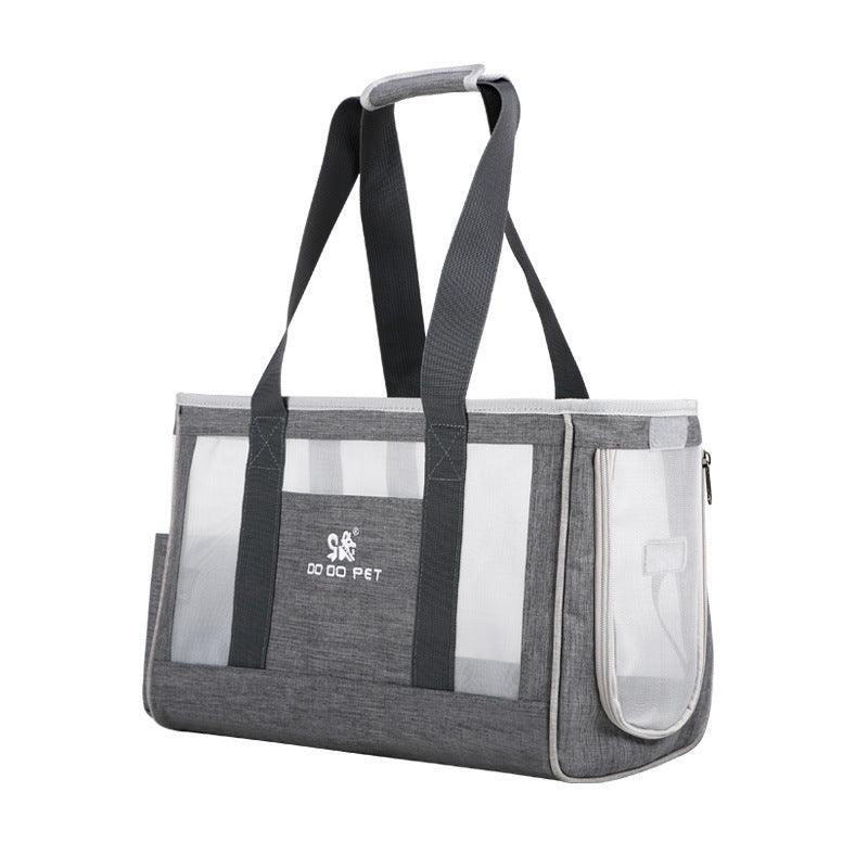 pet outing breathable mesh bag, view 4 - MRSLM