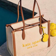 large capacity canvas tote shoulder bag, view 5 - MRSLM