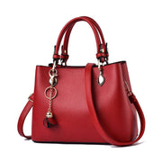 retro pu leather handbag, view 2 - MRSLM