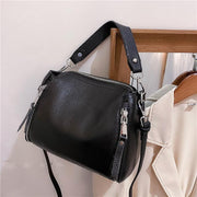 Black PU bucket shoulder handbag - MRSLM