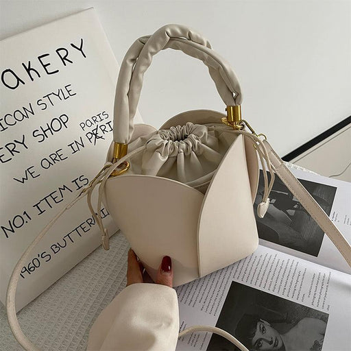 women's retro bucket messenger bag, view 6 - MRSLM