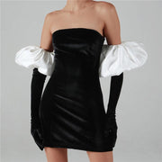 Sexy Wrapped Chest Slim Fit Hip Dress - MRSLM
