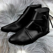 Men's retro lace-up fringed boots, view 6 - MRSLM