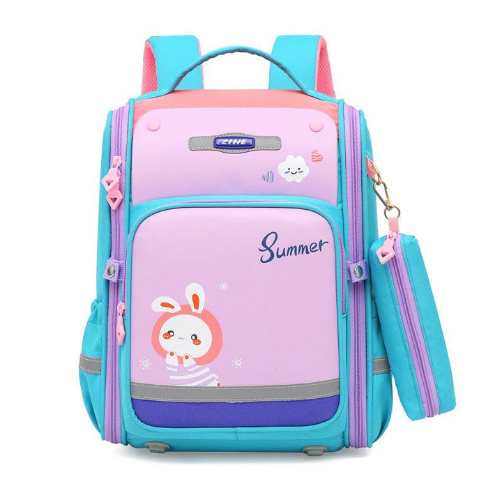 Primary School Cartoon Ultra-light Spine Protection Schoolbag - MRSLM