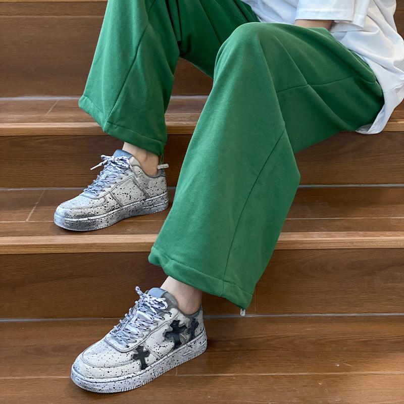Retro lace-up sports shoes, view 4 - MRSLM