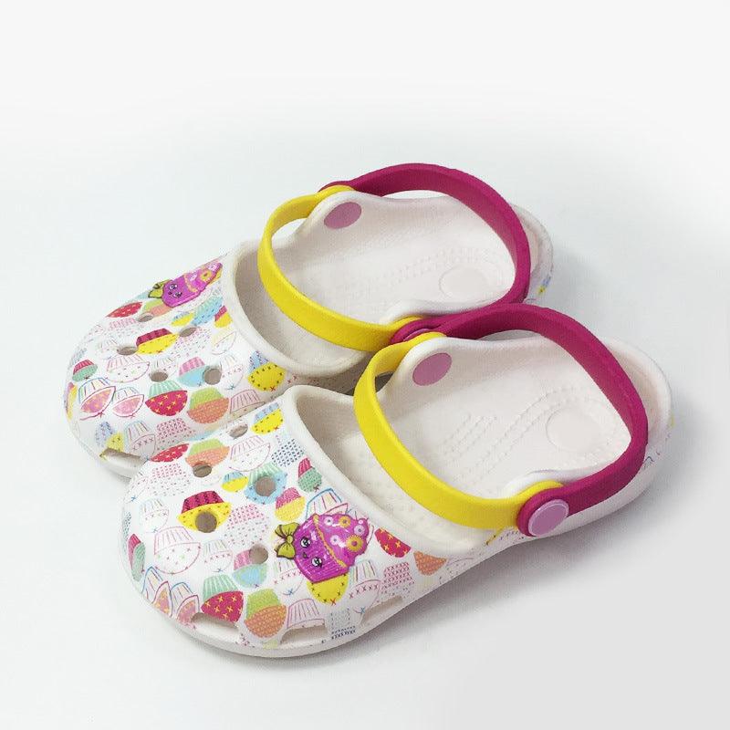 Colorful parent-child EVA cave sandals, view 2 - MRSLM