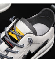 men's all-match leather low-top sneakers, view 8 - MRSLM