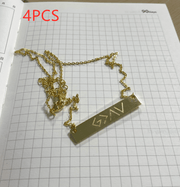 horizontal bar pendant necklace, view 11 - MRSLM