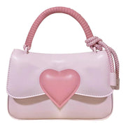 small square PU shoulder bag, view 3 - MRSLM