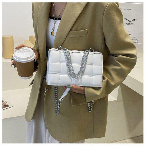 woven chain crossbody bag - MRSLM