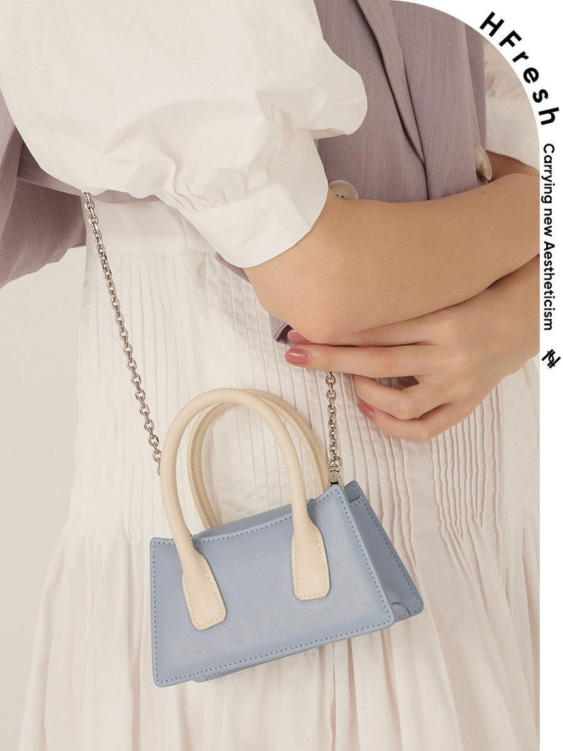 color matching mini handbag, view 2 - MRSLM