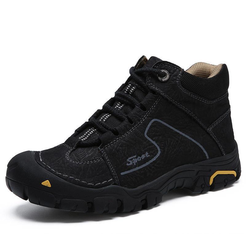 Men's Winter Plus Size Plus Velvet Warm Outdoor Shoes - MRSLM