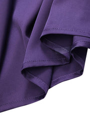 Women's puff sleeve midi dress, view 9 - MRSLM