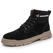 Men's mid-top front-tie boots, view 10 - MRSLM