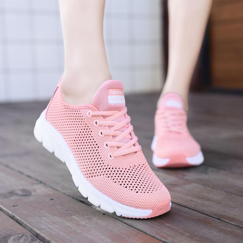 Hollow mesh women's running shoes, view 6 - MRSLM