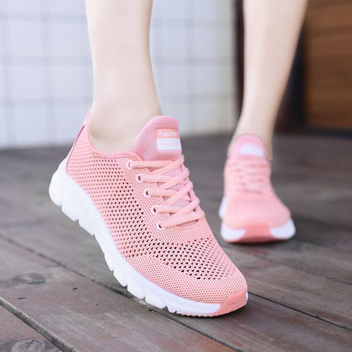 Hollow mesh women's running shoes, view 6 - MRSLM