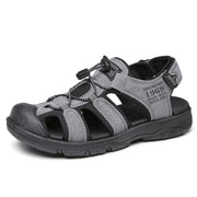 Men's suede platform sandals, view 3 - MRSLM