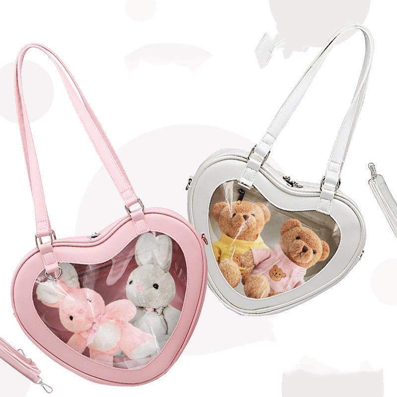 transparent crossbody small bag, view 3 - MRSLM