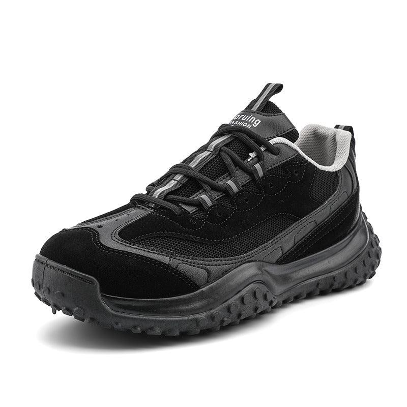 Men's mesh low-top lace-up shoes, view 6 - MRSLM