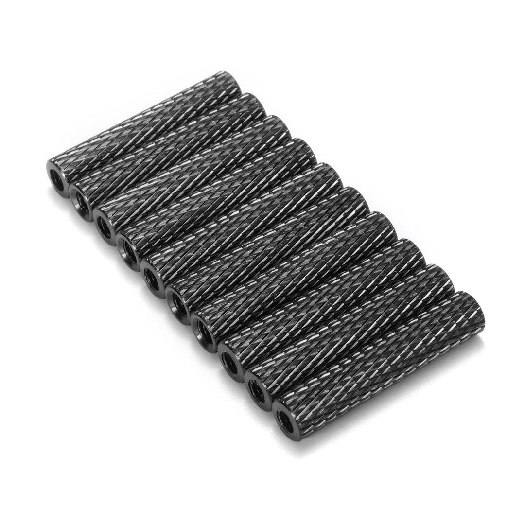 Suleve™ M3AS17 50Pcs M3 25mm Knurled Standoff Aluminum Alloy Anodized Spacer - MRSLM