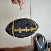 Rhinestone clutch messenger bag, view 2 - MRSLM