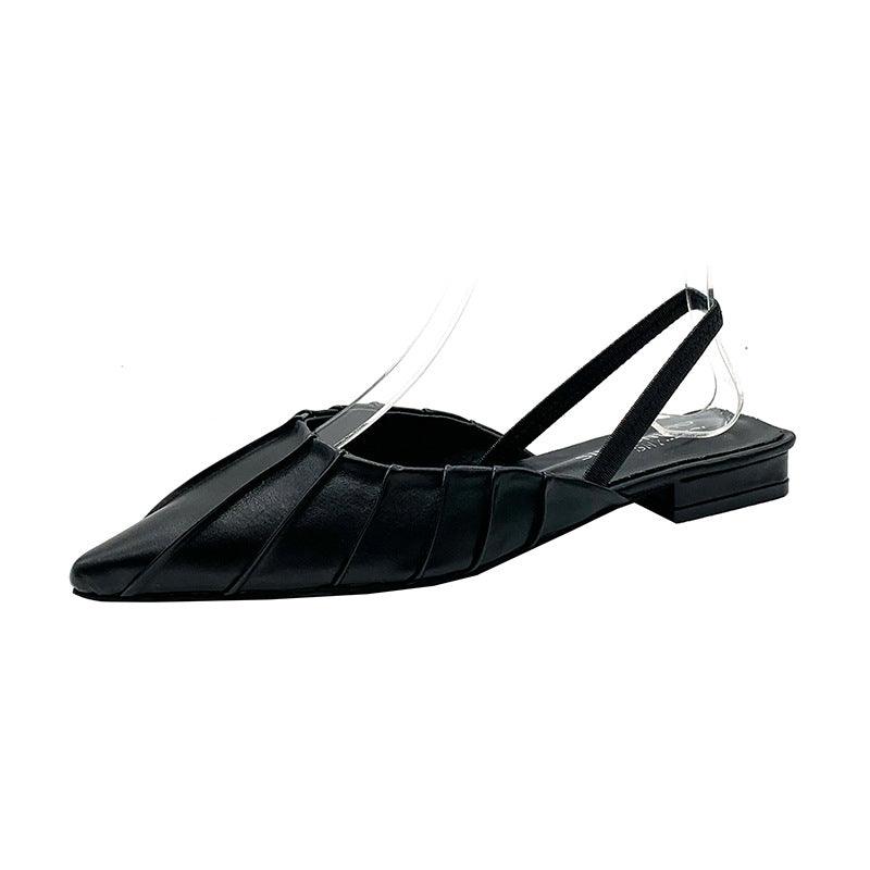 women's pointed toe rhinestone sandals, view 4 - MRSLM