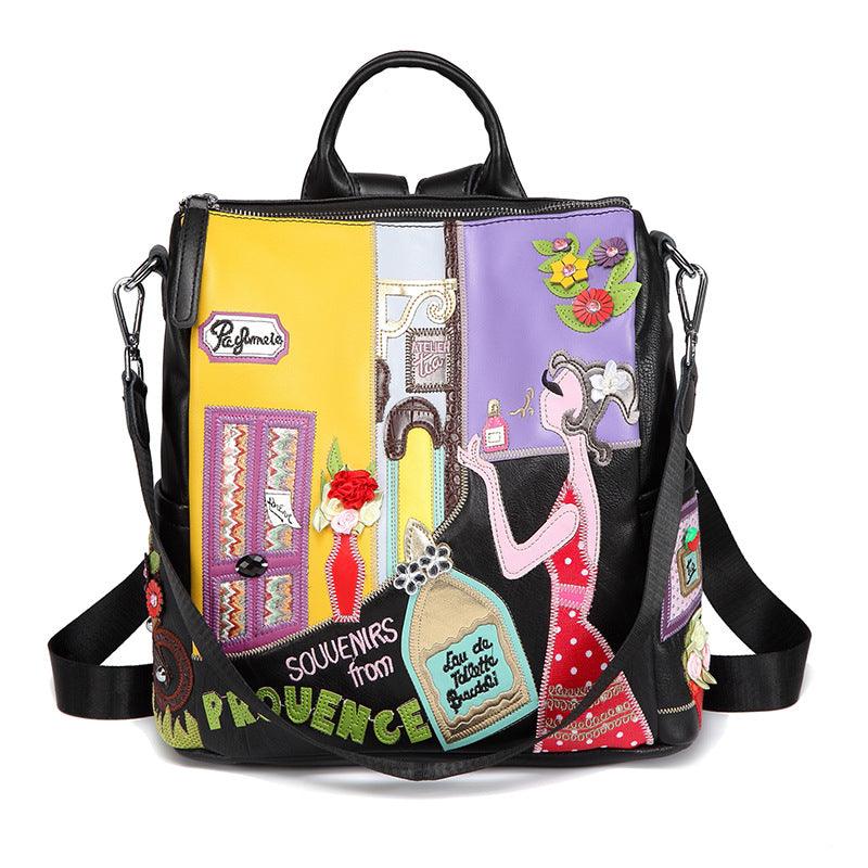 Korean style embroidery travel bag, view 2 - MRSLM