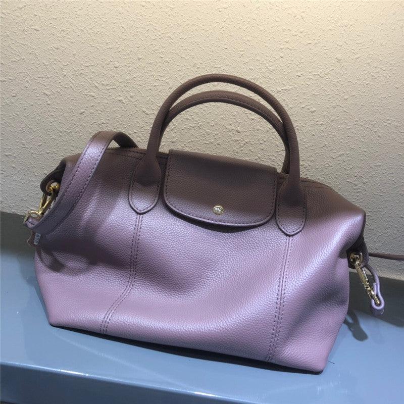 women's cowhide dumpling shoulder bag, view 17 - MRSLM