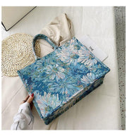 large frosted PVC shopping bag, view 3 - MRSLM