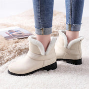 Thick warm low-top suede cotton boots, view 2 - MRSLM