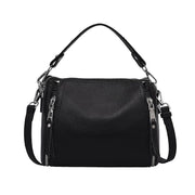 Black PU bucket shoulder handbag, view 3 - MRSLM