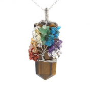 crystal column tree of life winding pendant, view 6 - MRSLM