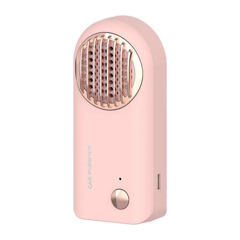 usb car air purifier with timer, view 3 - MRSLM