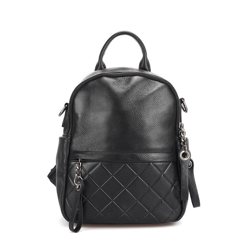 small cowhide leather backpack, view 7 - MRSLM