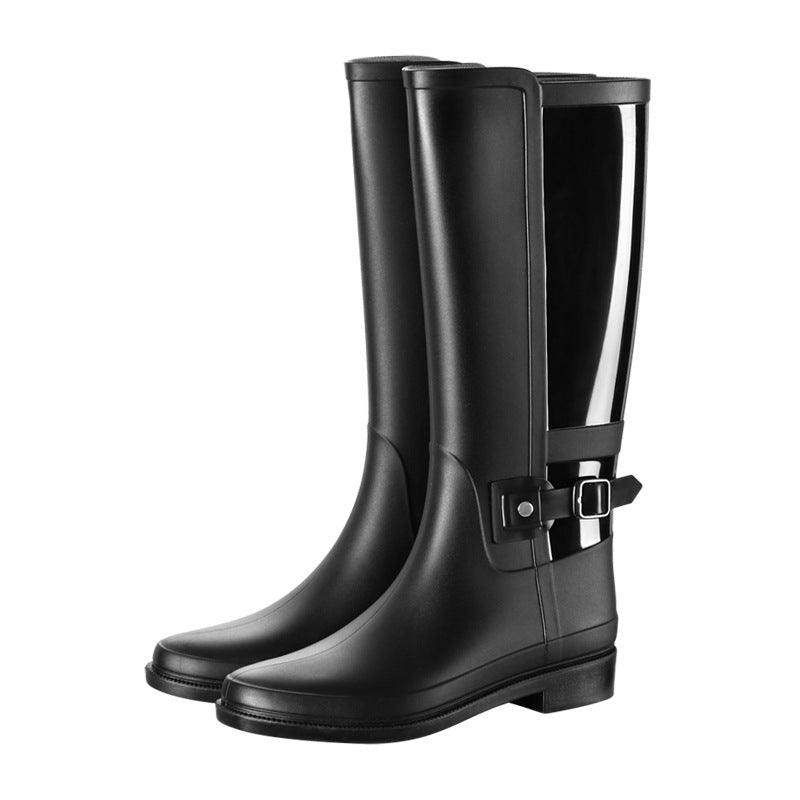 high tube waterproof rain boots, view 3 - MRSLM