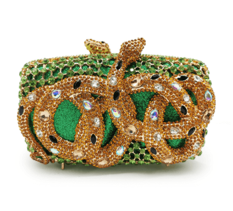 rhinestone evening clutch, view 24 - MRSLM