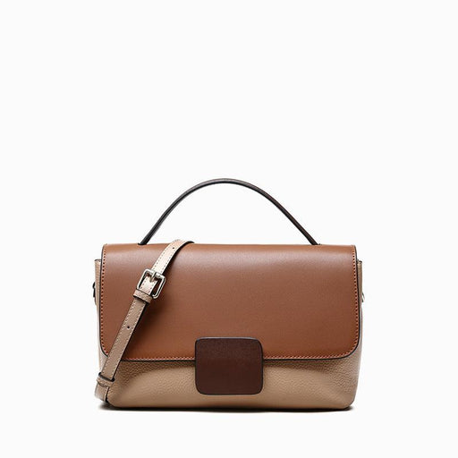 trendy leather messenger shoulder bag, view 4 - MRSLM