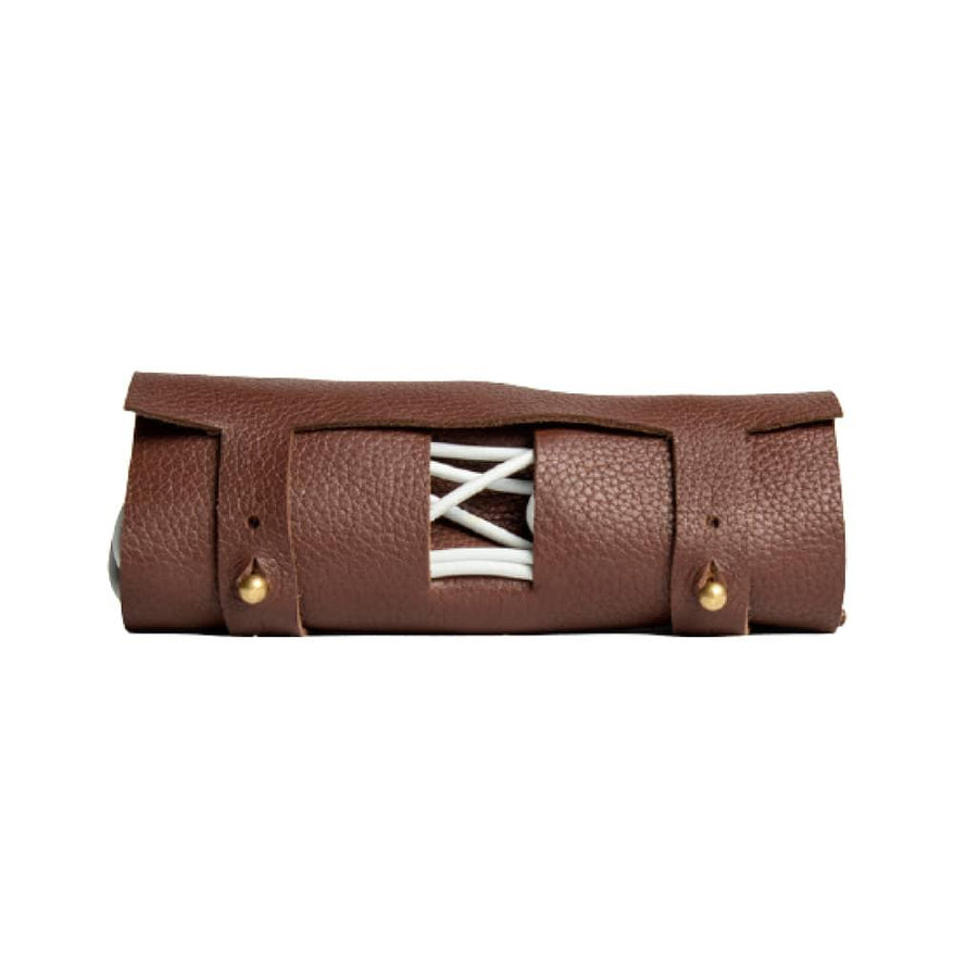 Brown Leather Cord Wrap - MRSLM