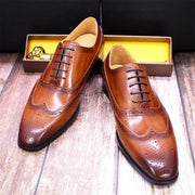 Men's brogue Oxford shoes, view 5 - MRSLM