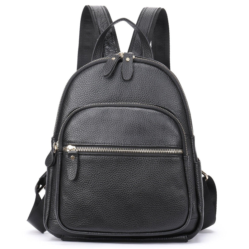 soft cowhide leather women's backpack, view 2 - MRSLM