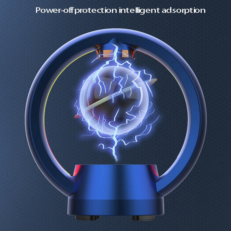 magnetic levitation Bluetooth speaker, view 4 - MRSLM