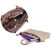 women's cowhide business shoulder bag, view 4 - MRSLM