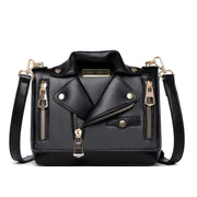 women's PU rivet messenger bag, view 12 - MRSLM