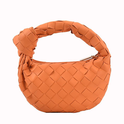 woven small round macaron bag, view 2 - MRSLM