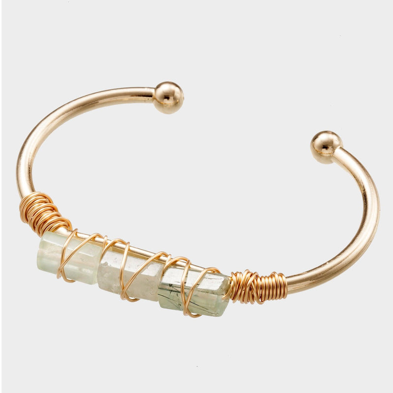 gold-plated crystal bracelet, view 11 - MRSLM