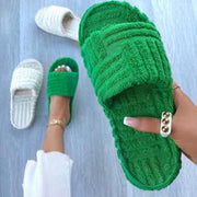 Large size casual thick-soled slippers - MRSLM