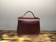 Vintage cowhide messenger bag, view 6 - MRSLM