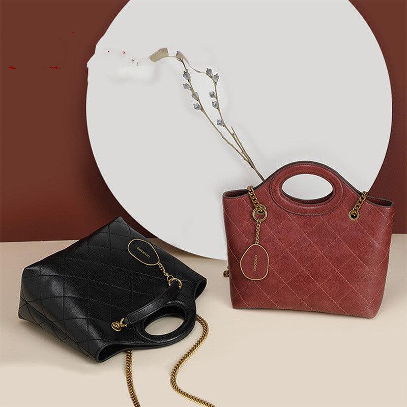women's quilted chain bag, view 4 - MRSLM